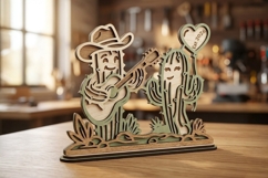 3D Layered Cactus SVG Laser Cut File 3mm Product Image 2