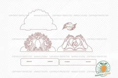 Heart of Home 3D SVG Layered Mandalas Product Image 4
