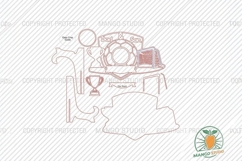 Soccer Dad &amp; Son Laser Cut File 3mm Product Image 4