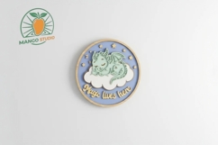 Dragon Nursery Sign SVG DXF Laser Cut File Product Image 2