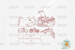 3D Layered Toucan: Laser Cut File Product Image 4