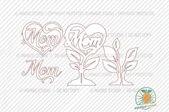 Multilayer Mom Heart Tree 3D SVG Product Image 5