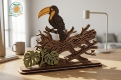 3D Layered Summer Exotic SVG Bundle Product Image 3