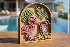3D Layered Summer Exotic SVG Bundle Product Image 4