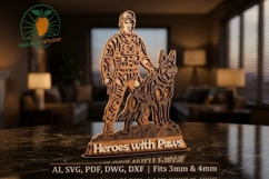 K9 Heroes with Paws Multilayer SVG Product Image 1