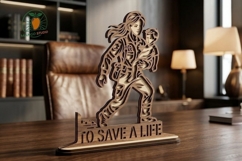4 in 1 Emergency Heroes 3D Laser SVG Product Image 5