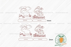 Baby Metric Elephant Laser Cut File Product Image 4