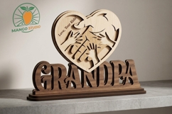 3D Grandma Grandpa Laser Cut Bundle Product Image 2
