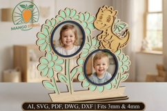Baby Dragon Kids Photo Frame 3mm 4mm Product Image 1