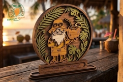 Summer Gnome 3D Layered Laser Cut File Product Image 3