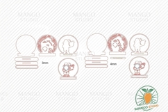 Summer Gnome 3D Layered Laser Cut File Product Image 4