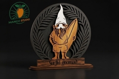Surfin' Gnomad 3D Laser File Product Image 2