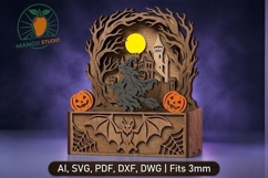 Halloween Witch Candy Box Laser SVG_Pack Product Image 1