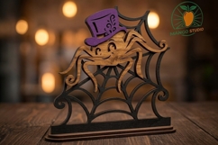 3D Halloween Spider Stand Laser Cut File Product Image 2
