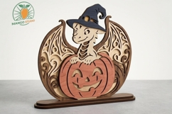 Halloween Dragon 3D Laser Cut File 3mm Product Image 2