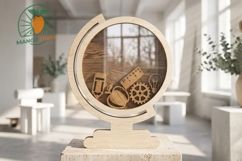 Globe Teacher Bank SVG Product Image 2