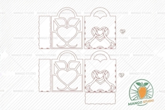 Heart Padlock Box SVG Product Image 5