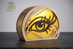 3D Mystical Eye Lantern SVG 3mm Product Image 2