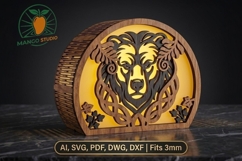 SER-03 3D Arched Bear Laser Lamp 3mm Product Image 1