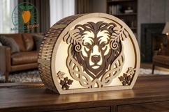 SER-03 3D Arched Bear Laser Lamp 3mm Product Image 2