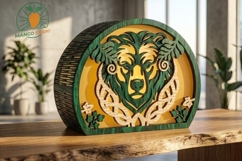 SER-03 3D Arched Bear Laser Lamp 3mm Product Image 3