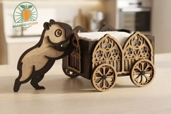 Capybara Wagon Napkin Holder SVG_Pack Product Image 2