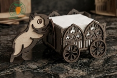 Capybara Wagon Napkin Holder SVG_Pack Product Image 3