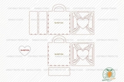 Laser Cut Wooden Gift Bag Vector Template Product Image 4