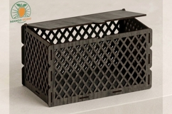 Laser Cut Wooden Box BOX-01 Geometric Product Image 2