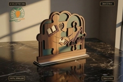 3D School Puzzle Teacher Desk Sign Product Image 1