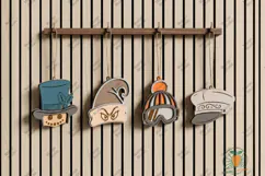 7 Winter Hats Ornaments Laser Cut SVG Product Image 3