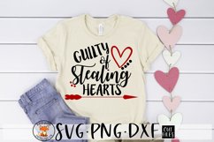 Guilty of Stealing Hearts SVG | Valentine&#039;s Day SVG Product Image 1