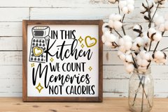 In This Kitchen We Count Memories Svg| Kitchen SVG Product Image 1
