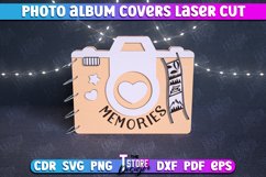 Photo Album Covers | Book Cover|Wooden Binder | Camera Shape Product Image 1