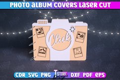 Photo Album Covers | Book Cover|Wooden Binder | Camera Shape Product Image 1
