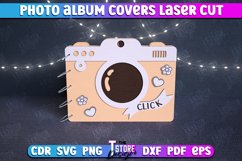 Photo Album Covers | Book Cover|Wooden Binder | Camera Shape Product Image 1