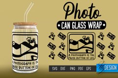 Photo Can Glass Wrap | Can Glass Wrap SVG | SVG File v.1 Product Image 1