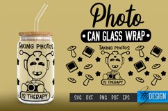 Photo Can Glass Wrap | Can Glass Wrap SVG | SVG File v.1 Product Image 1