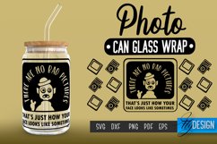 Photo Can Glass Wrap | Can Glass Wrap SVG | SVG File v.1 Product Image 1
