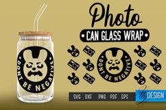 Photo Can Glass Wrap | Can Glass Wrap SVG | SVG File v.1 Product Image 1