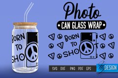 Photo Can Glass Wrap | Can Glass Wrap SVG | SVG File v.2 Product Image 1
