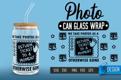 Photo Can Glass Wrap | Can Glass Wrap SVG | SVG File v.3 Product Image 2