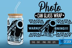 Photo Can Glass Wrap | Can Glass Wrap SVG | SVG File v.3 Product Image 1