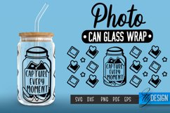 Photo Can Glass Wrap | Can Glass Wrap SVG | SVG File v.3 Product Image 2