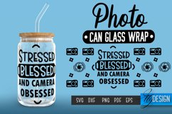 Photo Can Glass Wrap | Can Glass Wrap SVG | SVG File v.3 Product Image 2