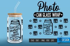 Photo Can Glass Wrap | Can Glass Wrap SVG | SVG File v.3 Product Image 1