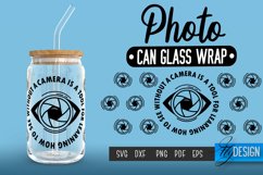 Photo Can Glass Wrap | Can Glass Wrap SVG | SVG File v.3 Product Image 2