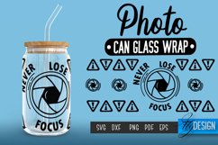 Photo Can Glass Wrap | Can Glass Wrap SVG | SVG File v.3 Product Image 1