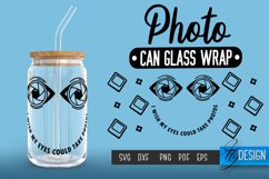 Photo Can Glass Wrap | Can Glass Wrap SVG | SVG File v.3 Product Image 2