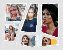 Psd Collage Photo Frame Template Product Image 3